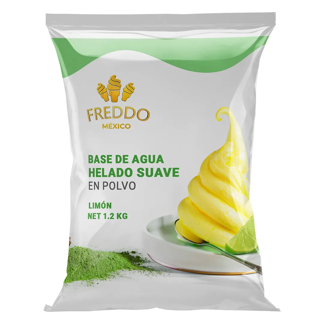 BASE PARA HELADO SUAVE DE AGUA EN POLVO